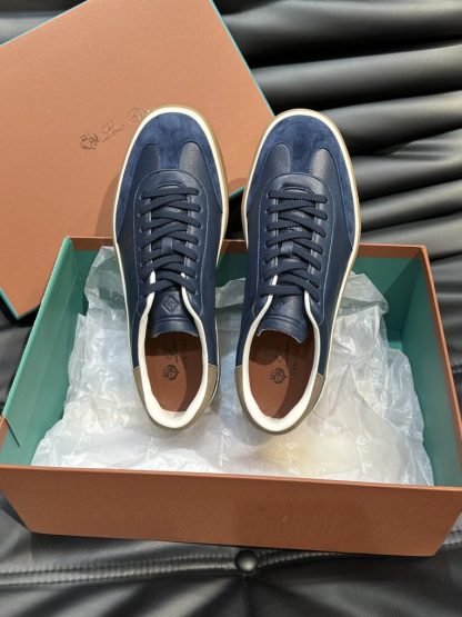  Loro Piana Tennis Walk Sneakers Calfskin Suede #3240 - Image 7