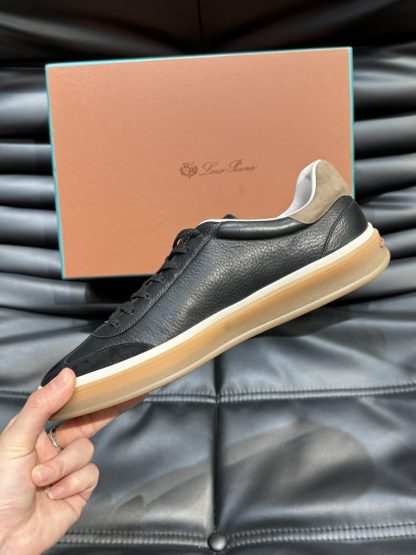  Loro Piana Tennis Walk Sneakers Calfskin Suede #3239 - Image 4