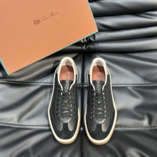Replica Loro Piana Tennis Walk Sneakers Calfskin Suede #3239