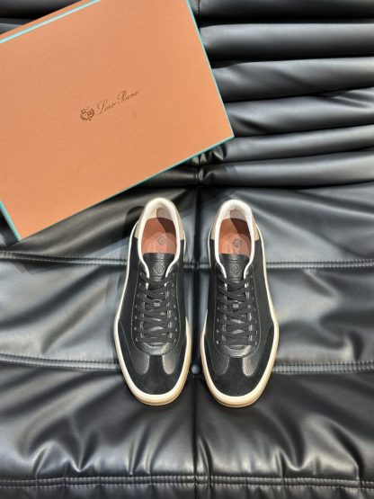 Replica Loro Piana Tennis Walk Sneakers Calfskin Suede #3239