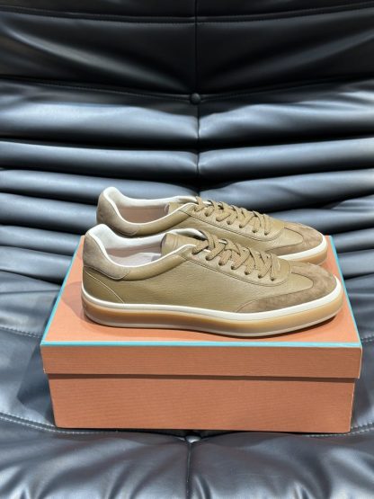  Loro Piana Tennis Walk Sneakers Calfskin Suede #3238 - Image 4