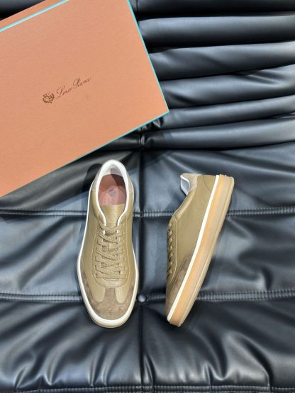  Loro Piana Tennis Walk Sneakers Calfskin Suede #3238 - Image 2