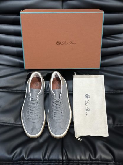  Loro Piana Tennis Walk Sneakers Calfskin Suede #3237 - Image 3