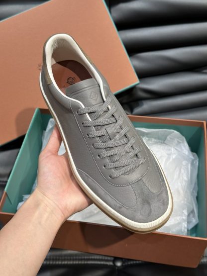  Loro Piana Tennis Walk Sneakers Calfskin Suede #3237 - Image 2