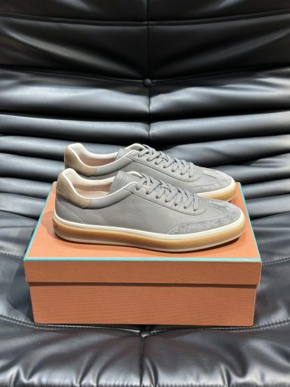  Loro Piana Tennis Walk Sneakers Calfskin Suede #3237 - Image 6