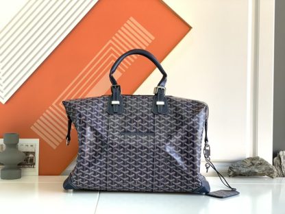 Replica Goyard Bowling 45 bag Travel Bag Navy Blue #3455