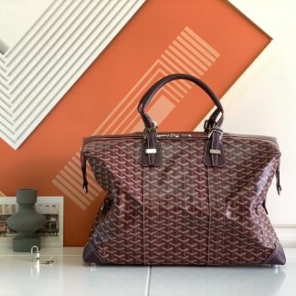Replica Goyard Bowling 45 bag Travel Bag Burgundy #3456