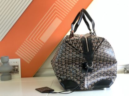  Goyard Bowling 45 bag Travel Bag Black #3459 - Image 7