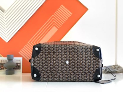 Goyard Bowling 45 bag Travel Bag Black #3459 - Image 6