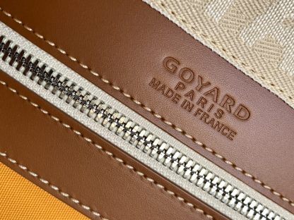  Goyard Bowling 45 bag Travel Bag Black & Tan #3458 - Image 3
