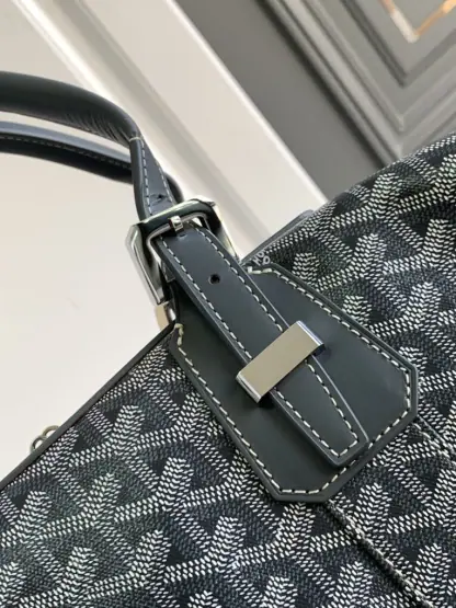  Goyard Bowling 45 bag Travel Bag Grey #3457 - Image 6