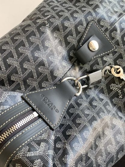  Goyard Bowling 45 bag Travel Bag Grey #3457 - Image 5