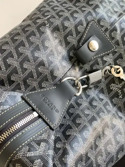  Goyard Bowling 45 bag Travel Bag Grey #3457 - Image 5