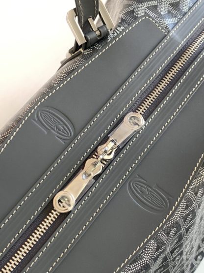  Goyard Bowling 45 bag Travel Bag Grey #3457 - Image 4