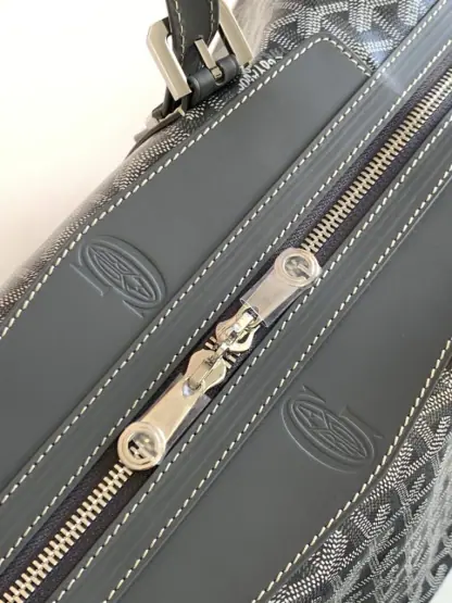  Goyard Bowling 45 bag Travel Bag Grey #3457 - Image 4