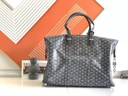  Goyard Bowling 45 bag Travel Bag Grey #3457 - Image 9
