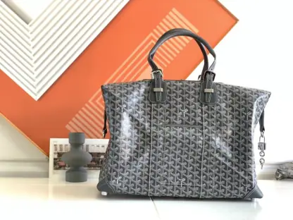  Goyard Bowling 45 bag Travel Bag Grey #3457 - Image 9