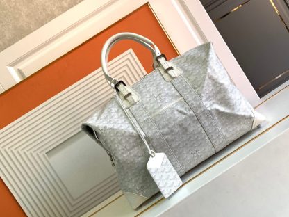  Goyard Bowling 45 bag Travel Bag White #3460 - Image 4