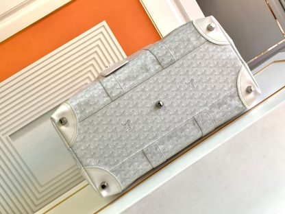  Goyard Bowling 45 bag Travel Bag White #3460 - Image 7