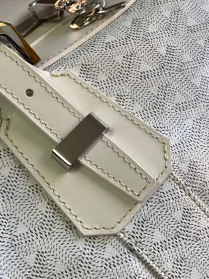  Goyard Bowling 45 bag Travel Bag White #3460 - Image 6