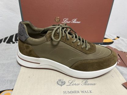  Loro Piana Week End Walk Sneakers Smoky Tree #3497 - Image 3