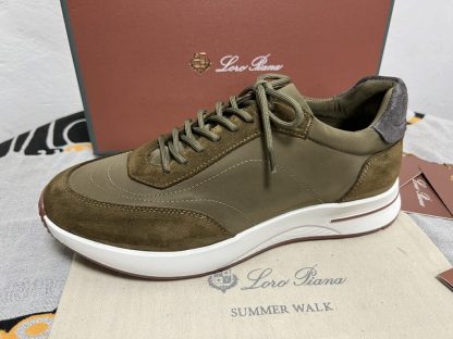  Loro Piana Week End Walk Sneakers Smoky Tree #3497 - Image 4