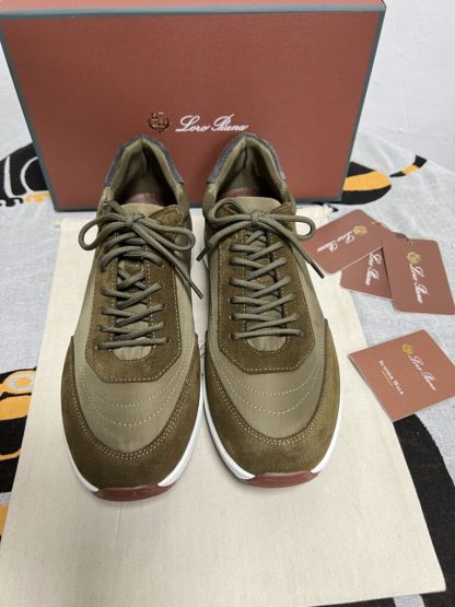  Loro Piana Week End Walk Sneakers Smoky Tree #3497 - Image 5