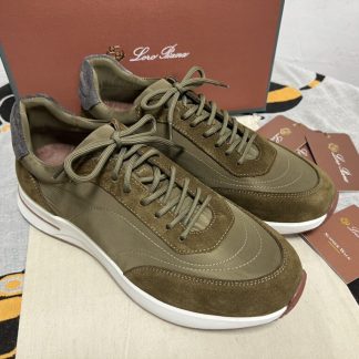 Replica Loro Piana Week End Walk Sneakers Smoky Tree #3497