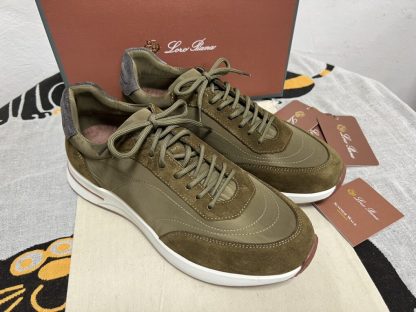 Replica Loro Piana Week End Walk Sneakers Smoky Tree #3497