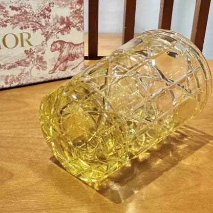  Dior Water Glass 7 Colors crystal Cups Amber-Colored #3463 - Image 7