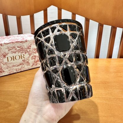 Replica Dior Water Glass 7 Colors crystal Cups black #3462