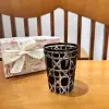 Dior Water Glass 7 Colors crystal Cups black #3462 - Image 2