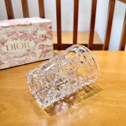  Dior Water Glass 7 Colors crystal Cups transparent #3468 - Image 8