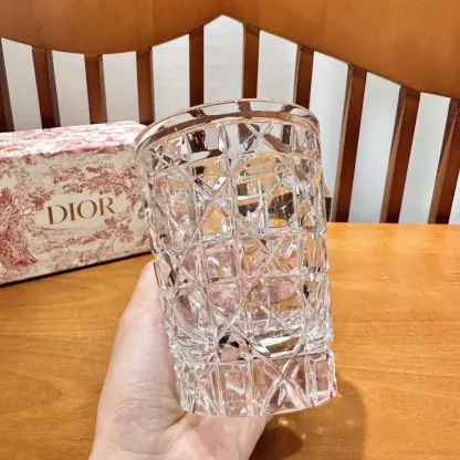  Dior Water Glass 7 Colors crystal Cups transparent #3468 - Image 5