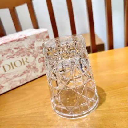  Dior Water Glass 7 Colors crystal Cups transparent #3468 - Image 4