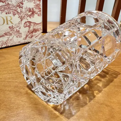  Dior Water Glass 7 Colors crystal Cups transparent #3468 - Image 2