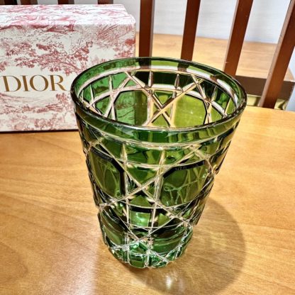  Dior Water Glass 7 Colors crystal Cups Green #3467 - Image 4