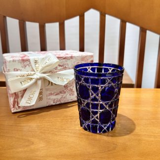 Replica Dior Water Glass 7 Colors crystal Cups Blue #3464