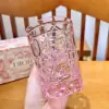  Dior Water Glass 7 Colors crystal Cups Pink #3465 - Image 9
