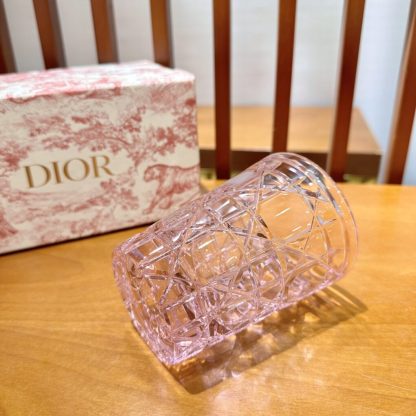  Dior Water Glass 7 Colors crystal Cups Pink #3465 - Image 3