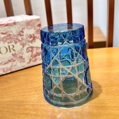  Dior Water Glass 7 Colors crystal Cups Aquamarine #3466 - Image 7