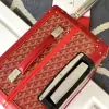  Goyard Luggage Bourget PM Trolley Case Red #3454 - Image 4
