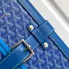  Goyard Luggage Bourget PM Trolley Case Blue #3447 - Image 5