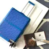  Goyard Luggage Bourget PM Trolley Case Blue #3447 - Image 10