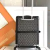  Goyard Luggage Bourget PM Trolley Case Black #3451 - Image 8