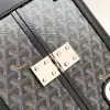  Goyard Luggage Bourget PM Trolley Case Black #3451 - Image 7