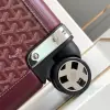  Goyard Luggage Bourget PM Trolley Case Burgundy #3448 - Image 10