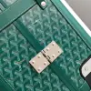  Goyard Luggage Bourget PM Trolley Case Green #3446 - Image 9