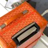  Goyard Luggage Bourget PM Trolley Case Orange #3453 - Image 10