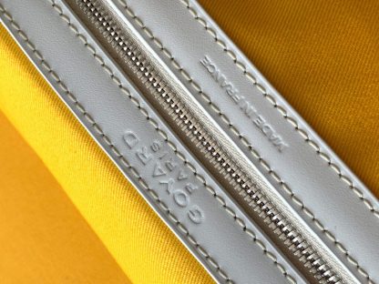  Goyard Luggage Bourget PM Trolley Case White #3452 - Image 3